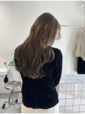 ブリーチなしで作るオリーブベージュ