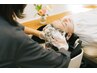 【祝OPEN】カット+ヘッドスパ60分(頭浸浴&ウルトラファインバブル付) [辻堂]