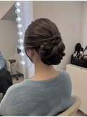 ふんわり下めシニョン♪