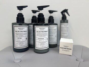 スリーズバイチェリー(cerise by CHERRY)の写真/MaisonSトリートメント◇サラサラしっとりの仕上がりに感動！髪質に合わせたケアで指通り滑らかな美髪に♪