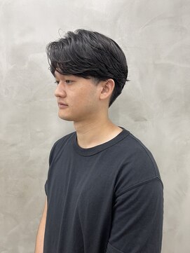 スー 渋谷(suu) メンズカットメンズセンターパートニュアンスパーマ渋谷