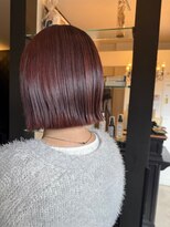ローレン(LOREM)&nbsp;ハイライトカラーミニボブ×ダークチェリー9.3