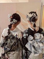 コワファースト 大分(COIFF1RST)&nbsp;成人式/編みおろしスタイル/姉妹