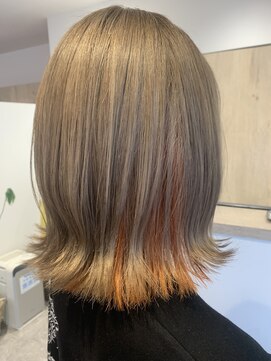 ルルバイアズール 草加店(LULU by azule) ツートンカラー,ベージュ、オレンジ【草加】