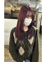 ジュール 池袋(Joule)&nbsp;ワインレッド×レイヤーカット