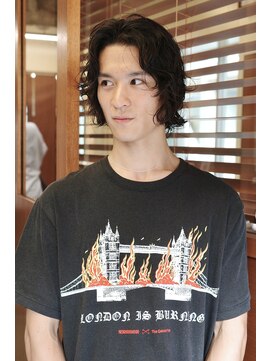 ニーム 栄(nimes) 大人メンズボブパーマ