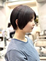 ミィ 浦和(mee)&nbsp;透明感カラー ボブ 前髪 ショート カラー ブリーチ&ダブルカラー