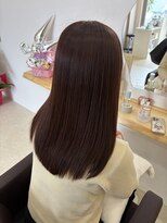 アミュー(Amyu) 春にぴったり!艶々ピンクブラウン