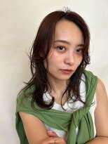 トリッカ シブヤ(TRICCA SHIBUYA)&nbsp;セミロングレイヤー/くびれスタイル/ナチュラルブラウン