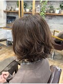 ミディアムゆるパーマ