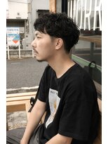 ゴートヘアワークス(GOAT HAIR WORKS)&nbsp;【シャドウパーマ/高橋駿】ルーズショート/パーマ