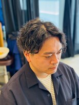 マジック(magic)&nbsp;大人センターパート × 色気シャドウパーマ