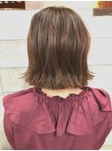 カラーとの相性バッチリな外ハネボブ♪【Ruufus恵比寿渋谷】