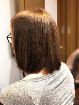 カットルームカラー 池田店 グラボブナチュラルアッシュ