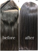 マイン ヘアー クリニック(main hair Clinic)&nbsp;お客様の縮毛矯正