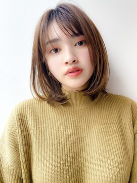ケーツー エソラ池袋店(K-two) ふんわり柔らかロブ/ラベージュ［髪質改善/池袋&目白&大塚］
