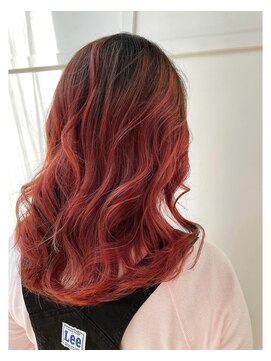 イヴァン アンド リズ 奈良店(IVAn & LIZ) #ミディアム#レッド