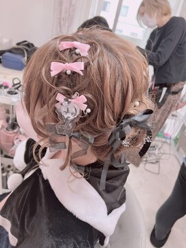 アチーブ エムプラス 茶屋町店(Achieve m +) ライブヘアセット【ヘアセット専門店Achieve m+】