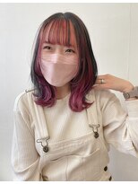 エメ ヘアー(aimer hair) black × pink