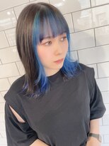 シアー(sheer)&nbsp;《sheer/大黒》#インナーカラー＃ブルーサファイア