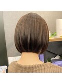【米倉かずひさ】ミニボブ　ペールベージュ