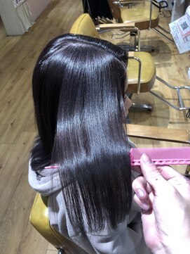 アヴァンス 天王寺店(AVANCE.) 髪質改善×ピンクバイオレット