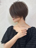 ロンド ストラーダ 心斎橋(Lond strada)&nbsp;ショート×ハイライト白髪ぼかし×マチルダボブ[心斎橋]