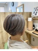 白髪をいかすシルバーグレージュ大人美髪【カミケンネクスト】