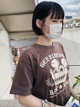 オーシャン(Ocean) ［Ocean Hair&Life 水田］20代30代☆ぱっつん前髪×ぱっつんボブ