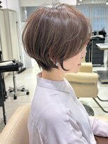 ショートボブ髪型30代40代50代前髪あり前髪なし【橋本】