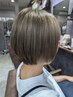 【パパ・ママ世代限定】カット+全体ブリーチ+カラー+トリートメント　￥17000