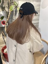 ヲタク(wotaku.)&nbsp;ミルクティーブラウンくすみカラーワンブリーチダブルカラー