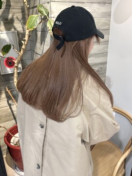ヲタク(wotaku.) ミルクティーブラウンくすみカラーワンブリーチダブルカラー