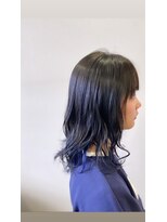 アバディブロス(Abadi Bros)&nbsp;インナーカラー×ネイビーブルー