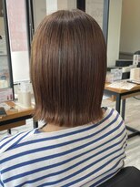 アトリエコア(Atelier Coa) ダブルカラーミルクティーベージュカラーケアブリーチ韓国ボブ