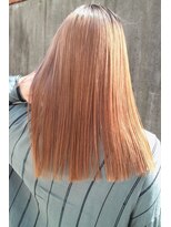 ジャコ ヘアー(jako HAIR)&nbsp;【jako/自由が丘】オレンジベージュ/ダブルカラー/艶カラー