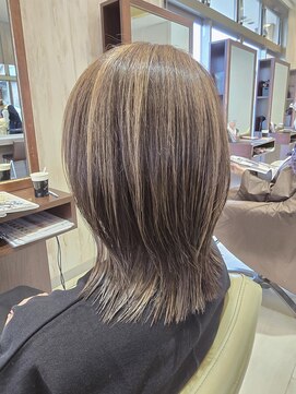 ヘアメイク アリエス 岩切店(HAIR MAKE aries) コントラストハイライト 仙台  20代 30代 40代 白髪ぼかし