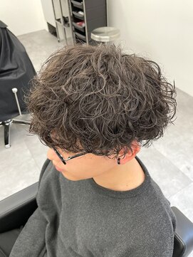 ノイセル 心斎橋(Noisyle) guest snap　刈り上げ前下がりマッシュ×波巻きパーマ