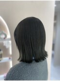 外ハネボブ×オリーブグレージュ