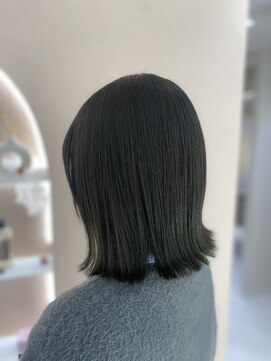 ジーナ 高田馬場(Zina) 外ハネボブ×オリーブグレージュ