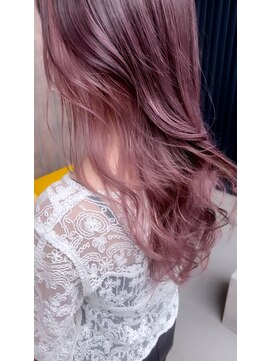 サンテリア(Santeria) 【Santeria】ピンクアッシュ×インナーピンクベージュ