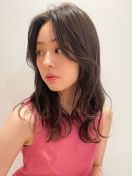 マイラ 銀座(myla) 小顔似合わせカットメルティカラーひし形フェミニンロング着物