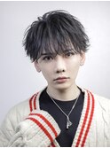 シースルーフェザーショート