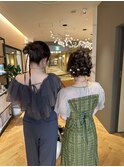 結婚式ヘアセット