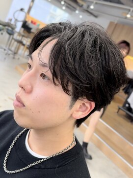 ラヴィズム 名駅店(LUVISM) フェザーパーマツイストスパイラルパーマメンズカット名駅名古屋