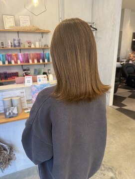 シェル 津山の手店(shel) 大人可愛いブラウンベージュ