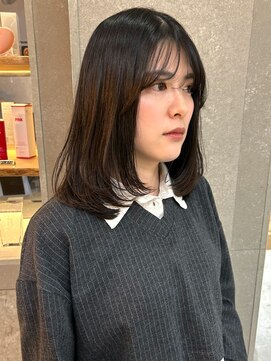 ロンド 表参道店(Lond) 髪質改善縮毛矯正レイヤーカット顔周り前髪韓国ミニウルフ