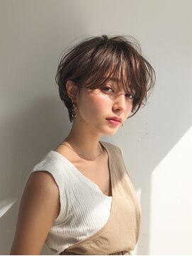 エダ 鎌倉(edA.) 小顔ショート#ショート#ボブ#30代#40代