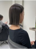ハイライトカラーミルクティーベージュケアブリーチダブルカラー