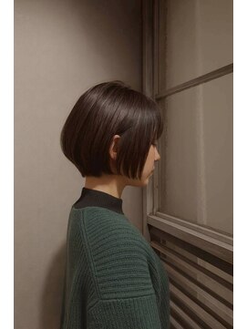 ディアーズ 成田美郷台店(Dears) 丸みシルエットの上品ハッシュボブ×ナチュラルブラウン